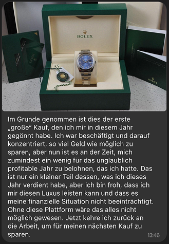 Testimonial Snapshot